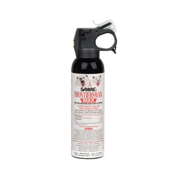 Spray anti osos SABRE Frontiersman de 7,9 oz en vista frontal